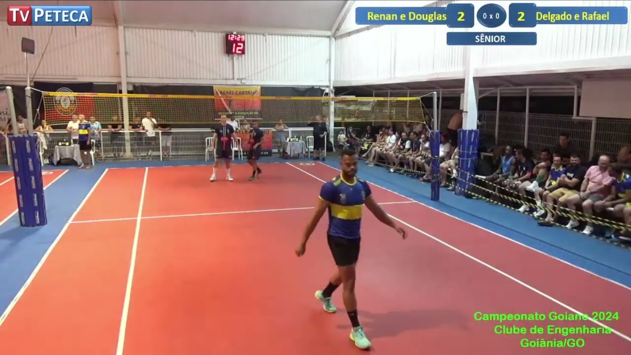 Campeonato Goiano de Peteca 2024 - Fase de Grupos 30+ (Douglas e Renan x Delgado e Rafael) - 08/2024