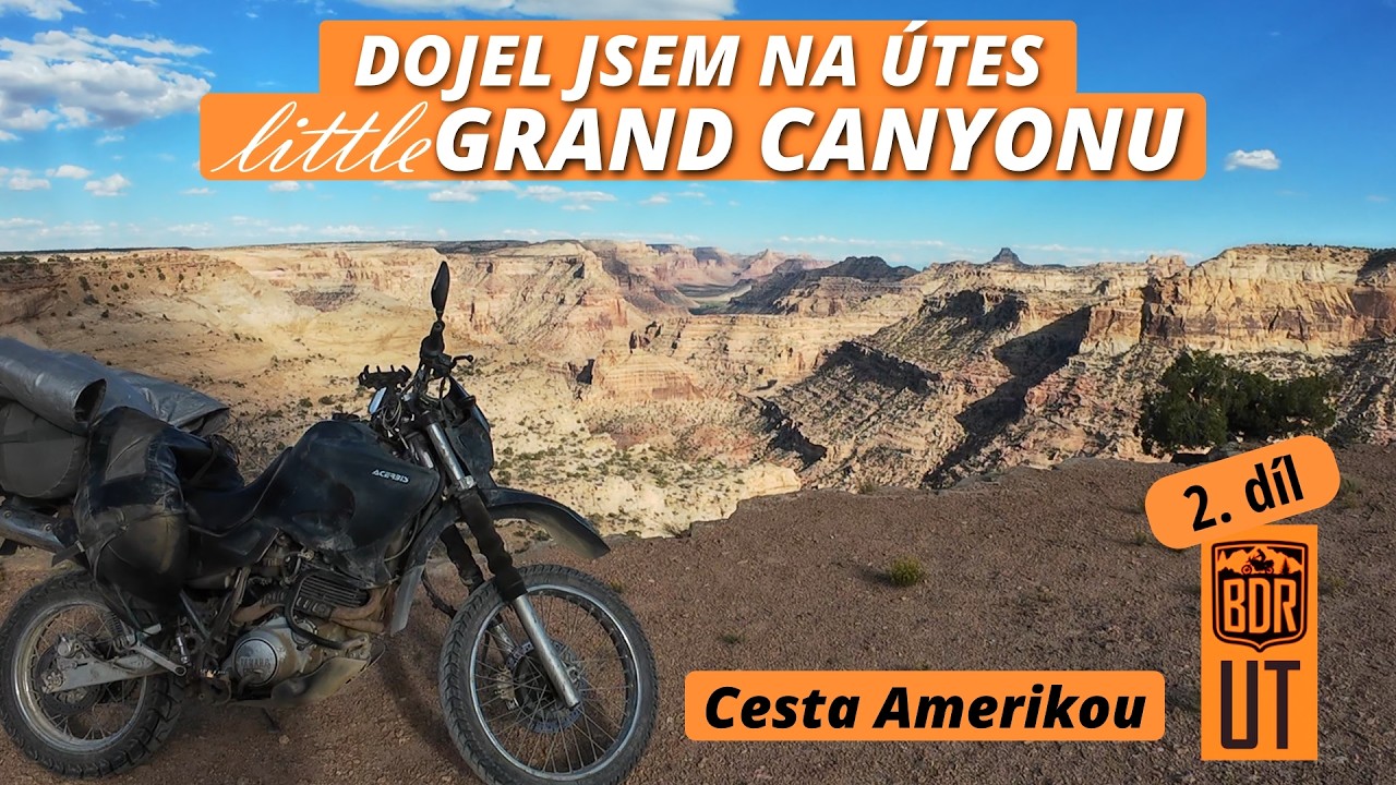 Bez benzínu v poušti, Utah BDR 2.díl | Cesta Amerikou Motovlog #82