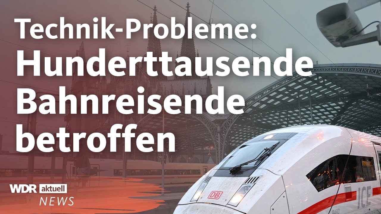 Bahn-Chaos in K&ouml;ln: Deutsche Bahn muss Hauptbahnhof zweimal sperren | Aktuelle Stunde
