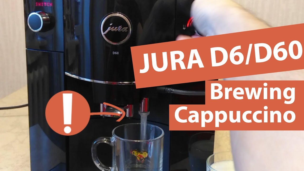 Jura D60 (D6): Brewing Cappuccino