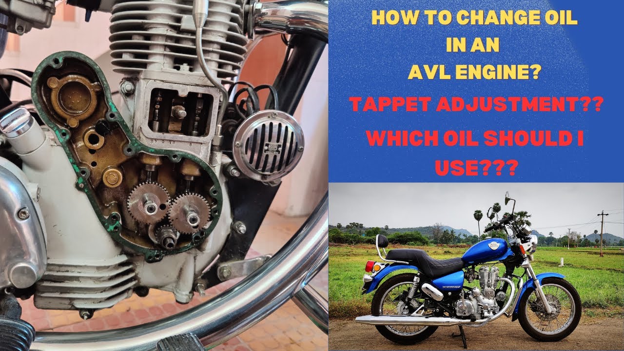 Royal Enfield LB350 Thunderbird(AVL ENGINE) oil change procedure