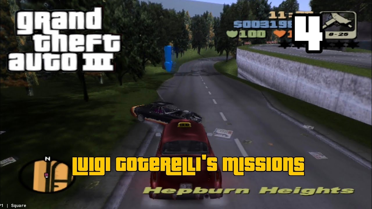 Luigi Goterelli's missions - Grand Theft Auto III PS2 - Gameplay 4
