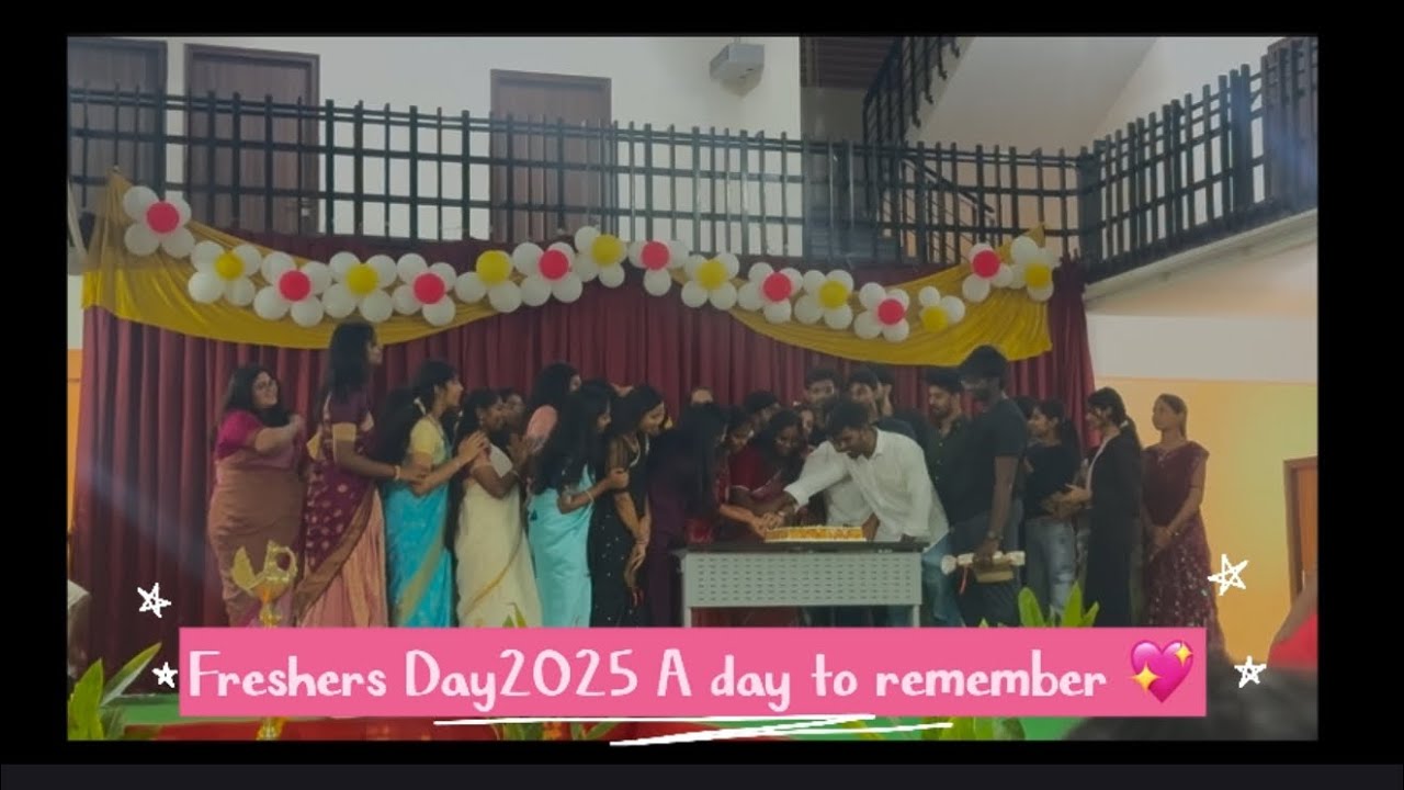 Freshers Day 2025- MvM- CNYS A Memorable day💖🌸