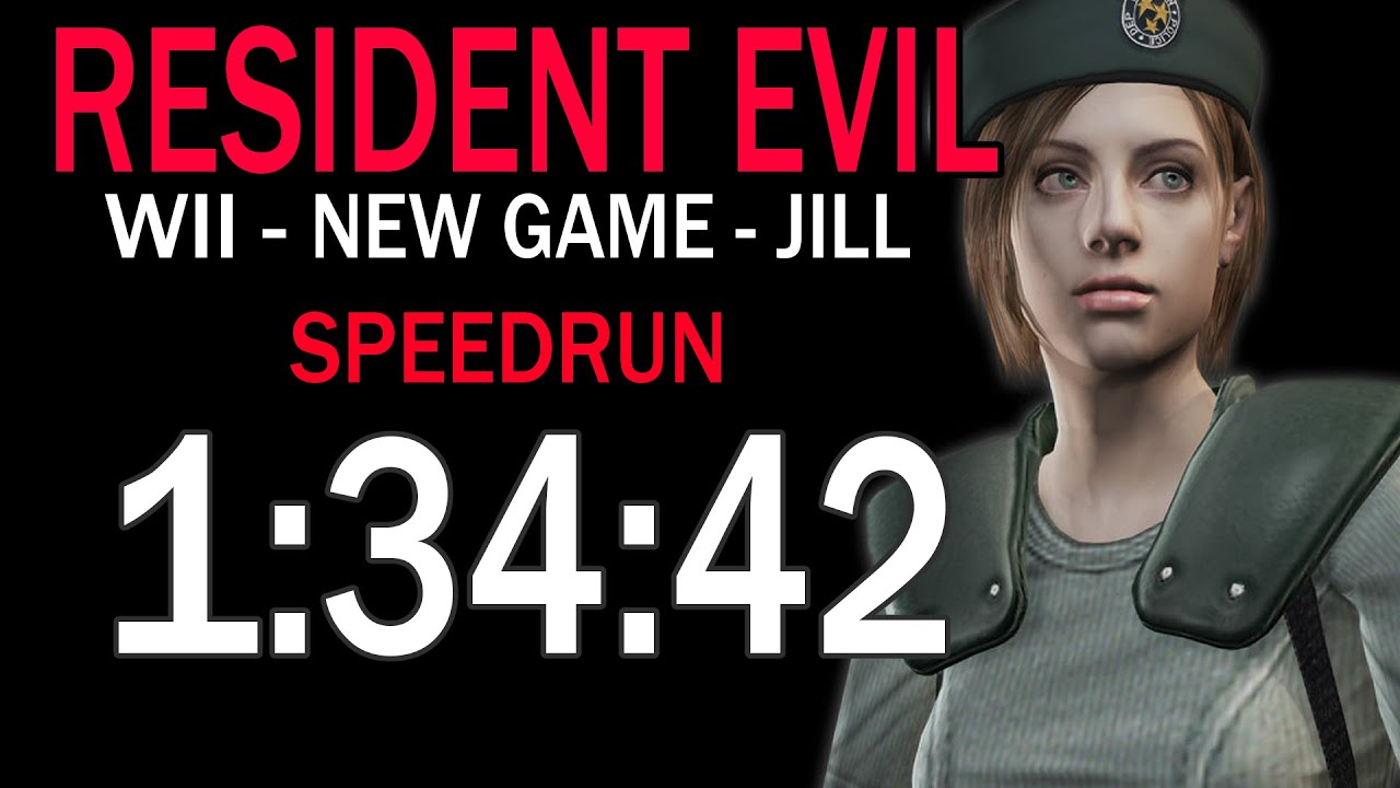 [Wii] RE1 Remake - NG Jill - Speedrun in 1:34:42