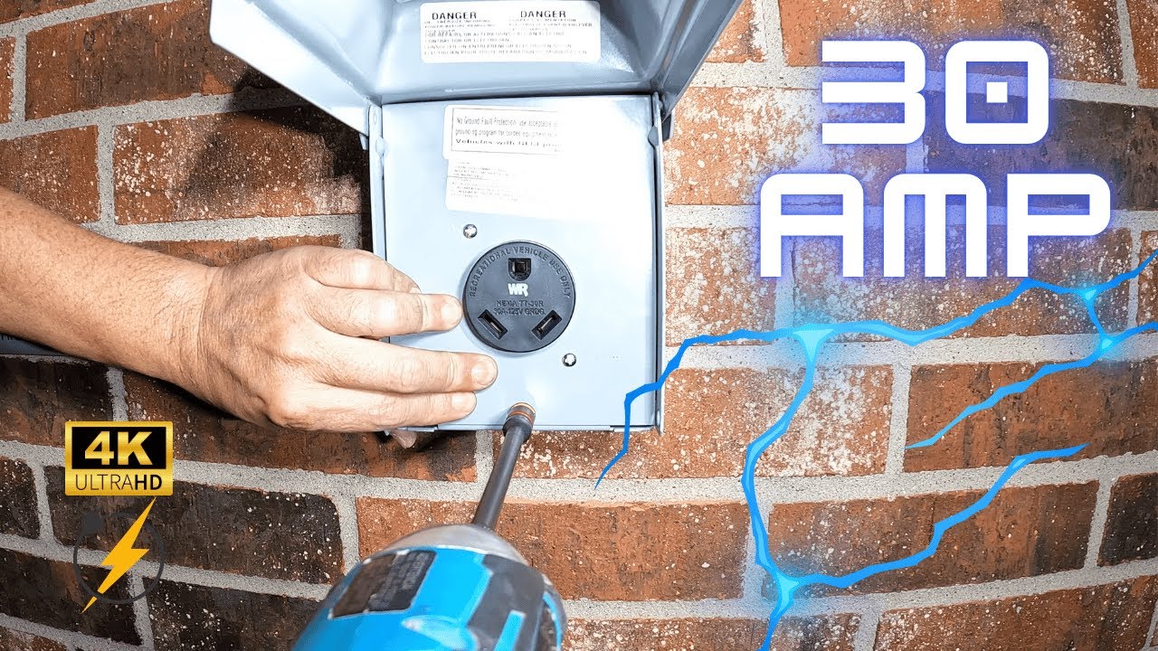 30 Amp RV Outlet Installation and Wiring
