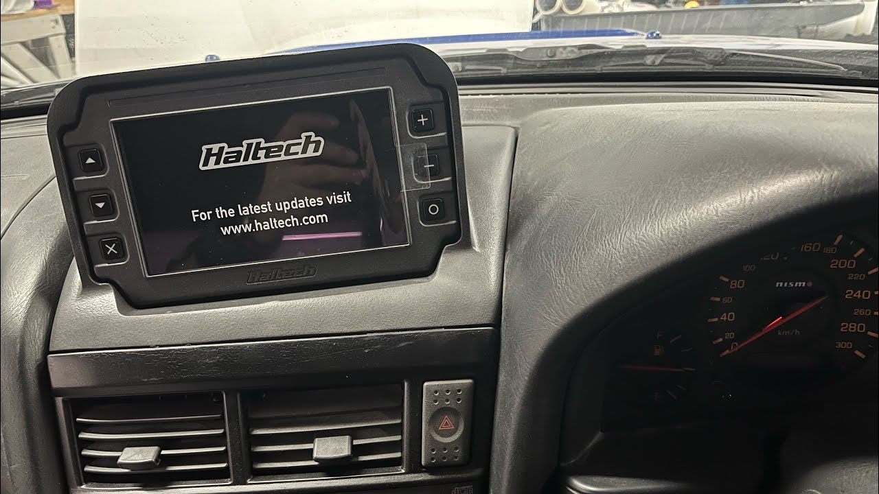 R34 Gktech shifter bushing / Haltech ic7 display / mako motorsports ic7 display mount install !!