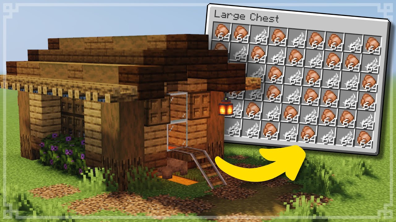 EASY Automatic Chicken Farm Coop in Minecraft 1.21+ (Tutorial)