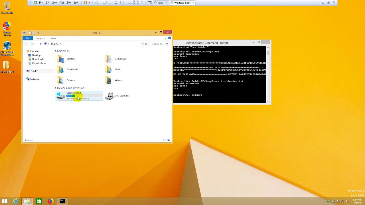 Dumping and Cracking SAM Hashes to Extract Plaintext Passwords