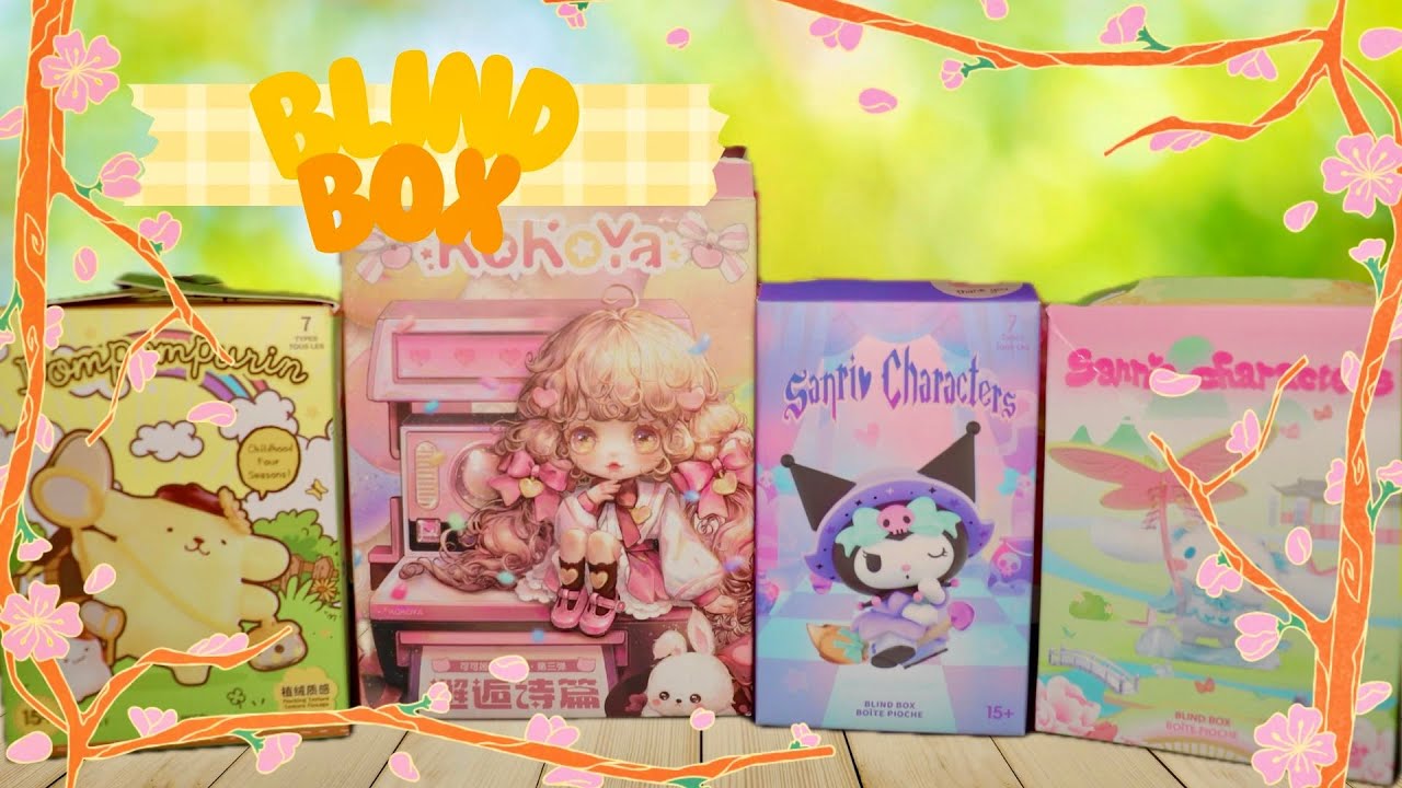 UNBOXING BLIND BOXES - SANRIO, KOKOYA, POMPOMPURIN, BLESSING LUCKY CAT, MINISO: HUGGING BUDDY