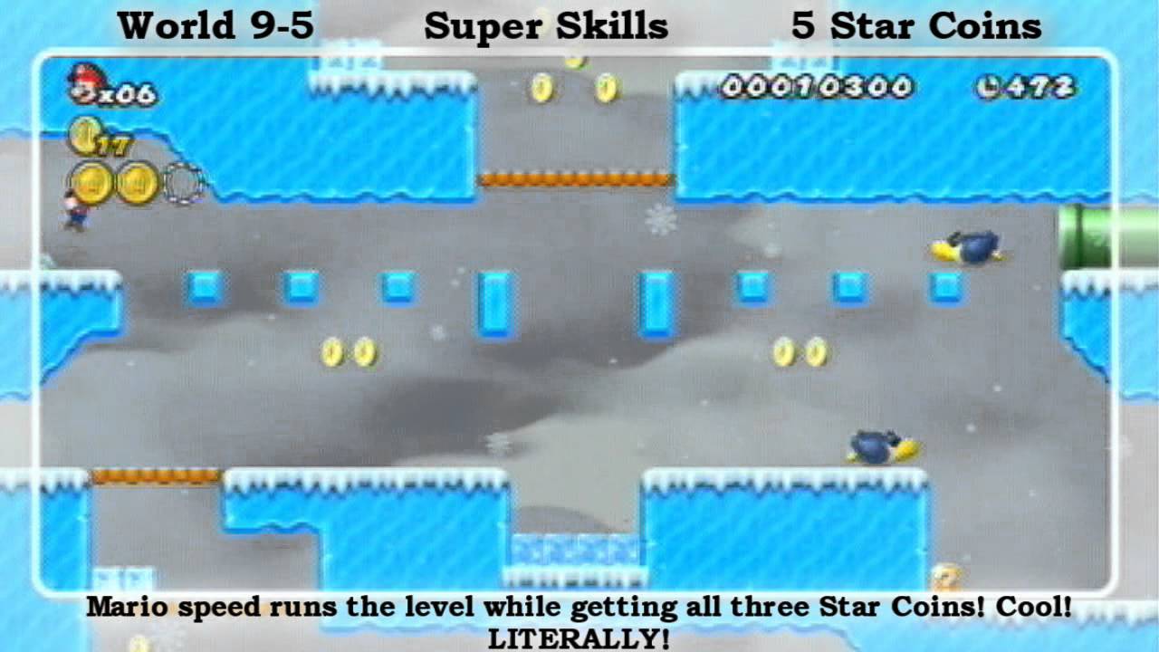 New Super Mario Bros. Wii Walkthrough: Peach's Castle Hint Movies- World 9 [Episode 51]
