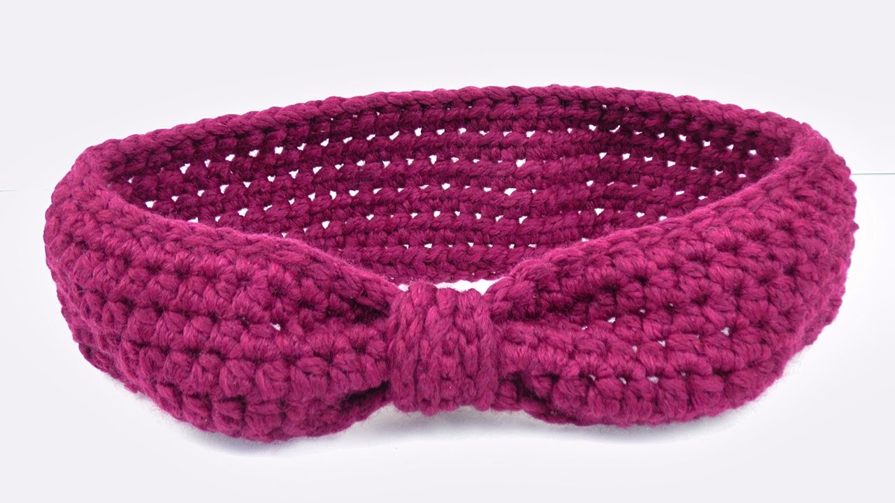 Stirnband im Schleifen Look | Cooles Stirnband für den Winter Häkeln | Einfache Anleitung