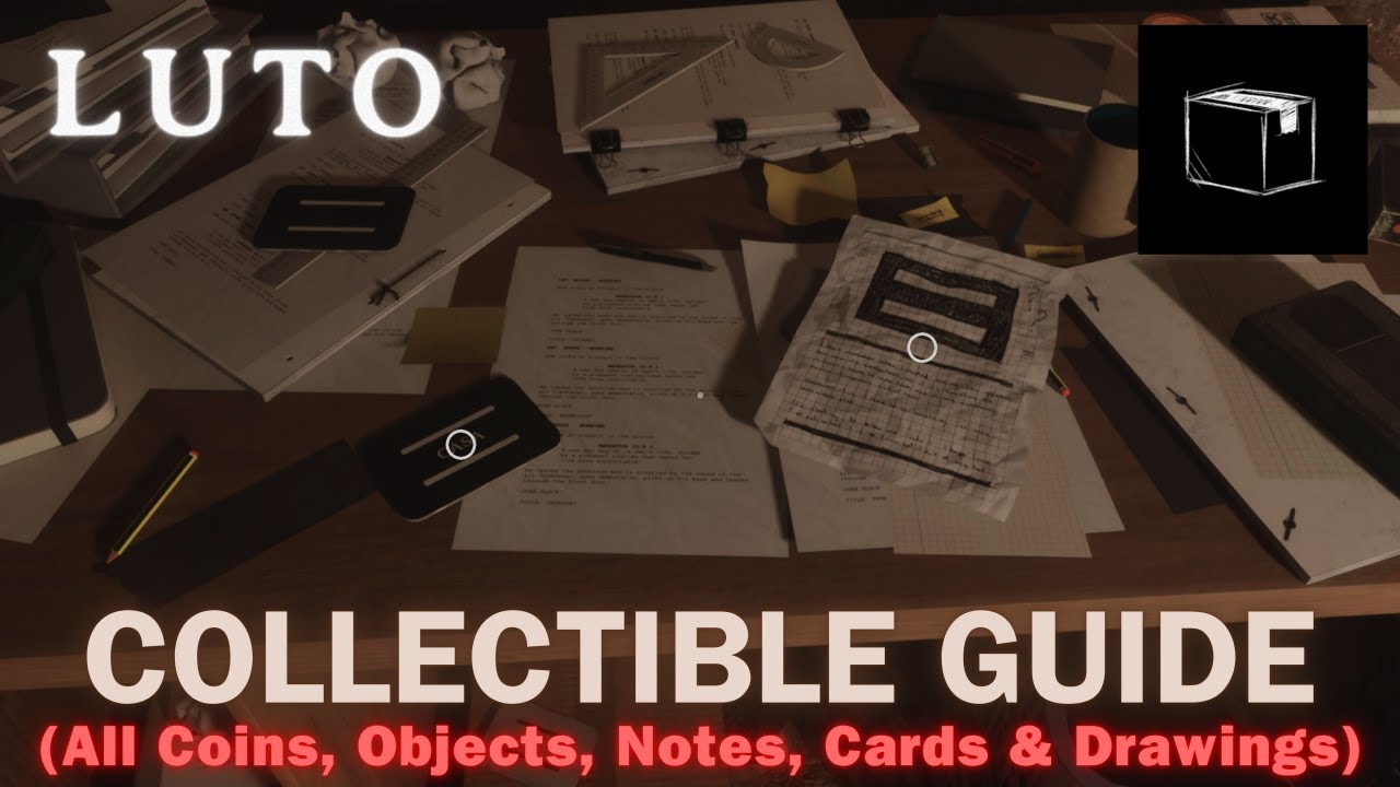 LUTO - All Collectible Locations (Coins, Objects, Notes, Cards & Drawings)