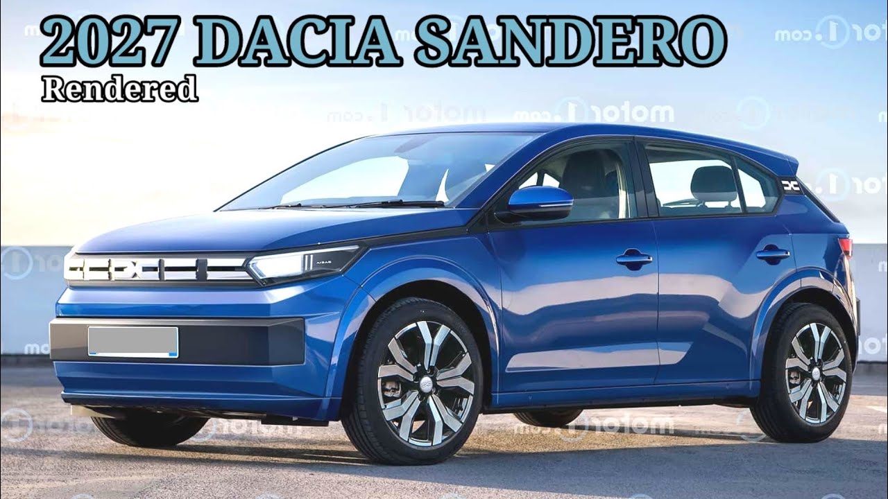 first look: 2027 Dacia Sandero Exclusive Rendering Previews Model's Electric Future