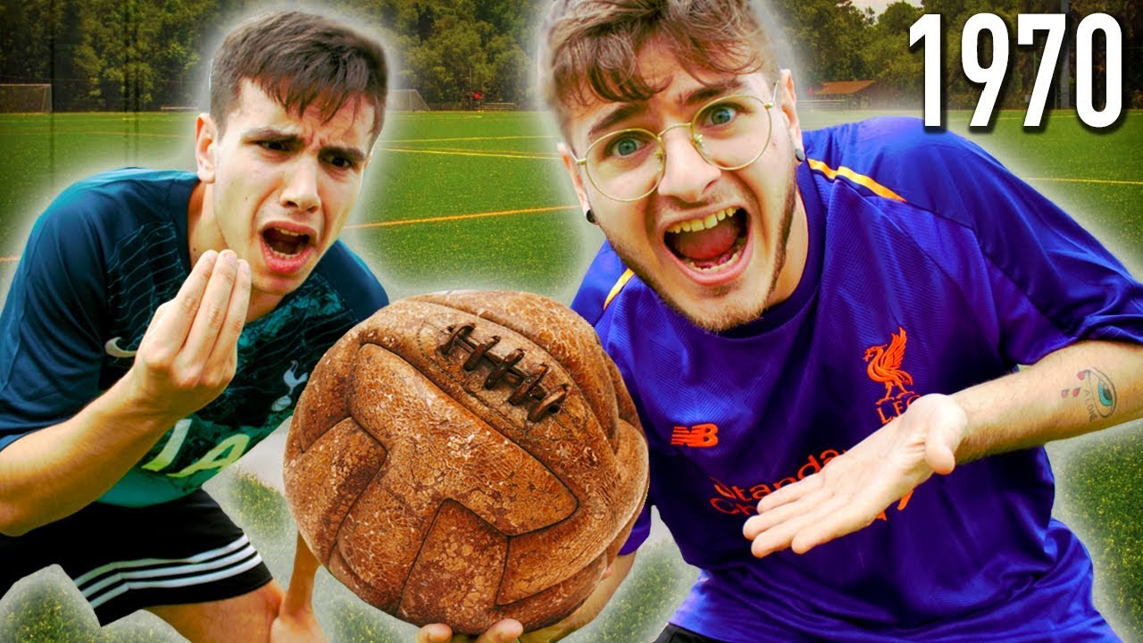 😧⚽️Provo il PALLONE DEL 1970!!! *Troppo Strano!*