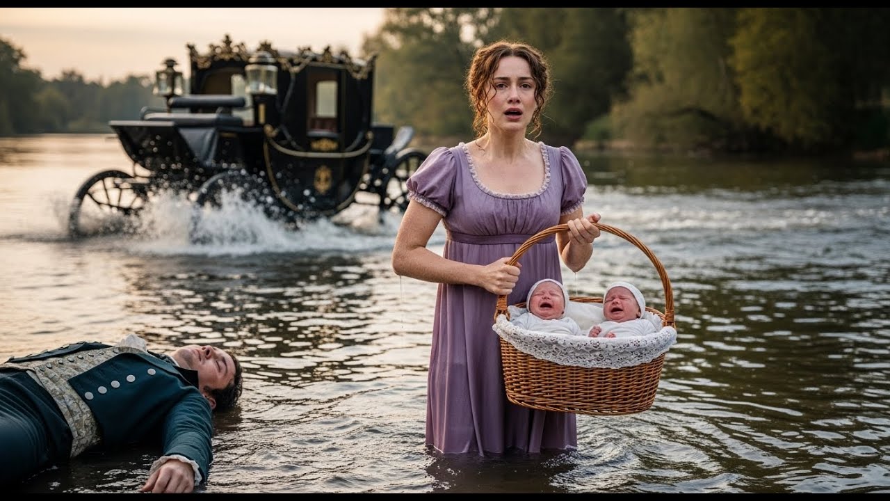 SHE BRAVED THE RAGING RIVER TO SAVE TWO BABIES — UNAWARE SHE WOULD CHANGE A DUKE’S FATE