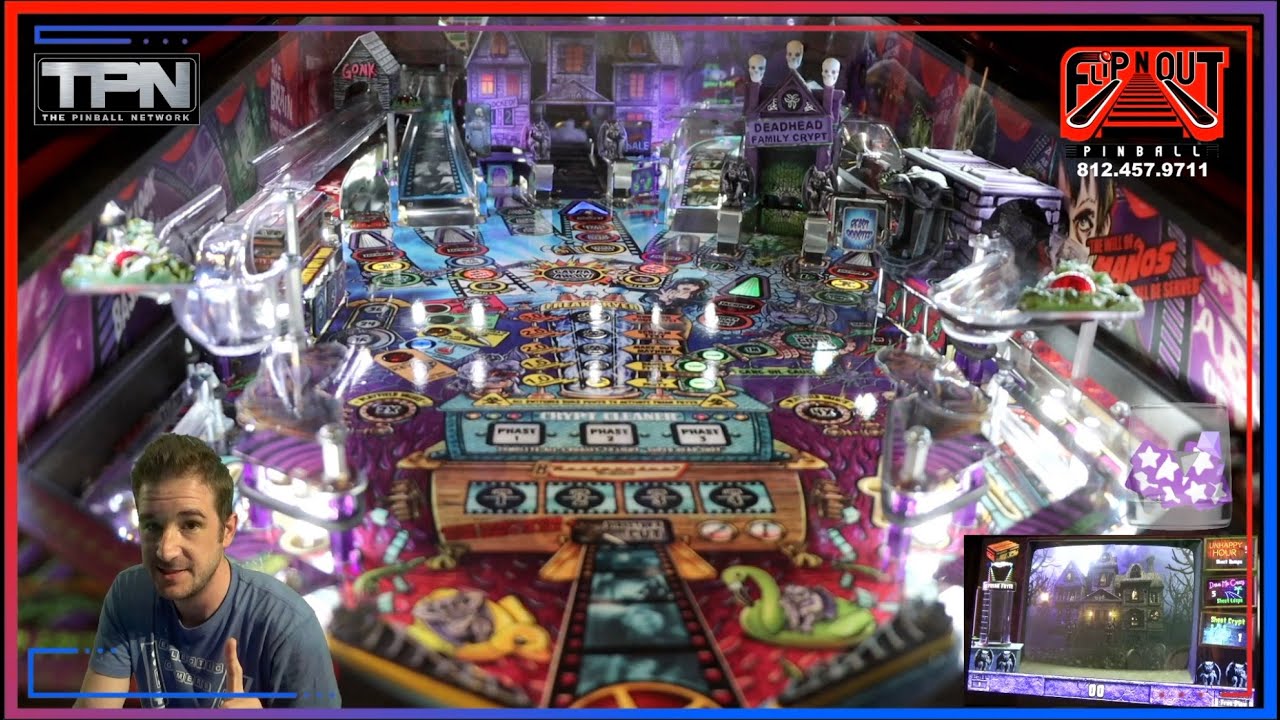 Elvira's House Of Horrors Pinball Machine Gameplay Stream - Flip N Out Pinball