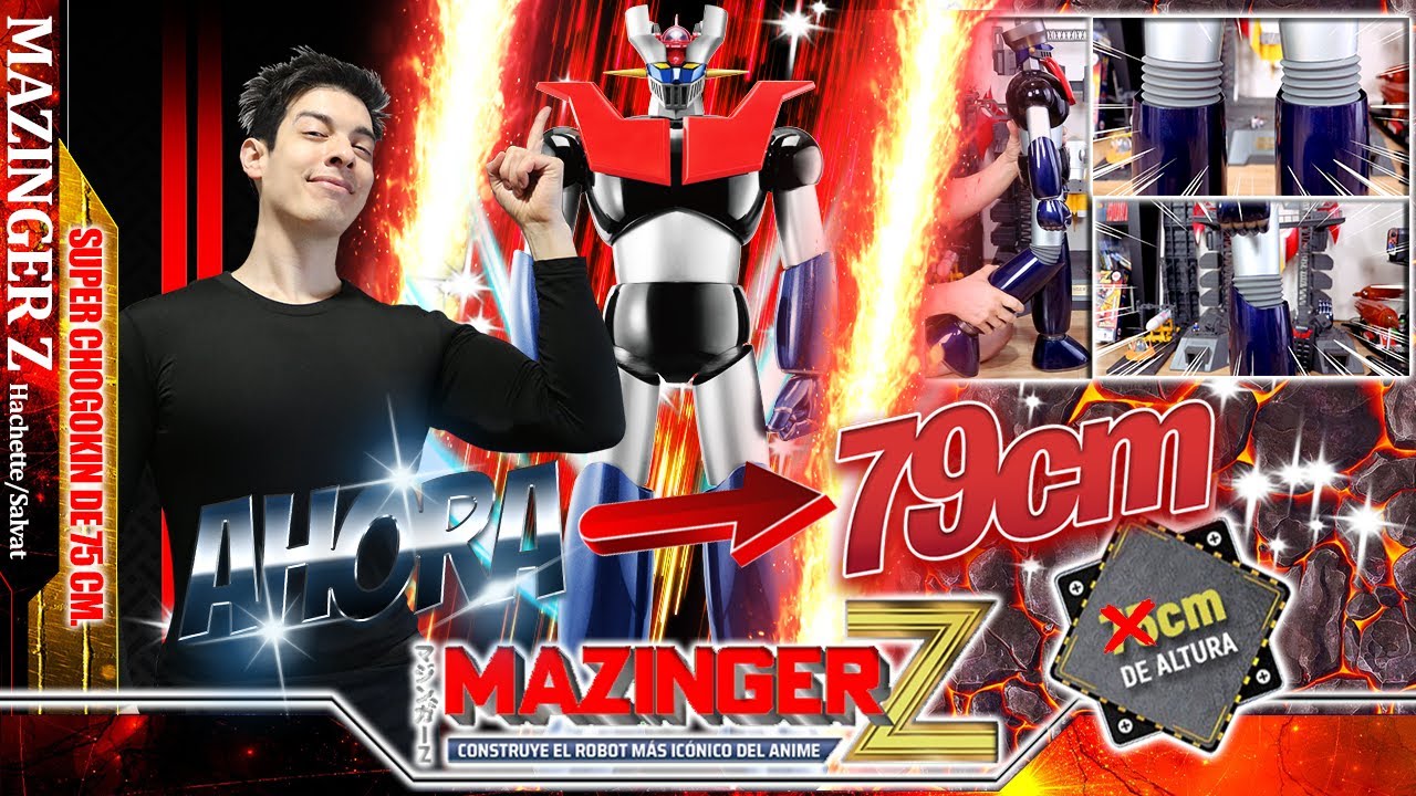 ✅SOLUCIÓN DEFINITIVA PARA LA FLEXIÓN DE RODILLAS de MAZINGER Z 🤖 ¿AHORA TIENE 79 CM? 😱😱😱