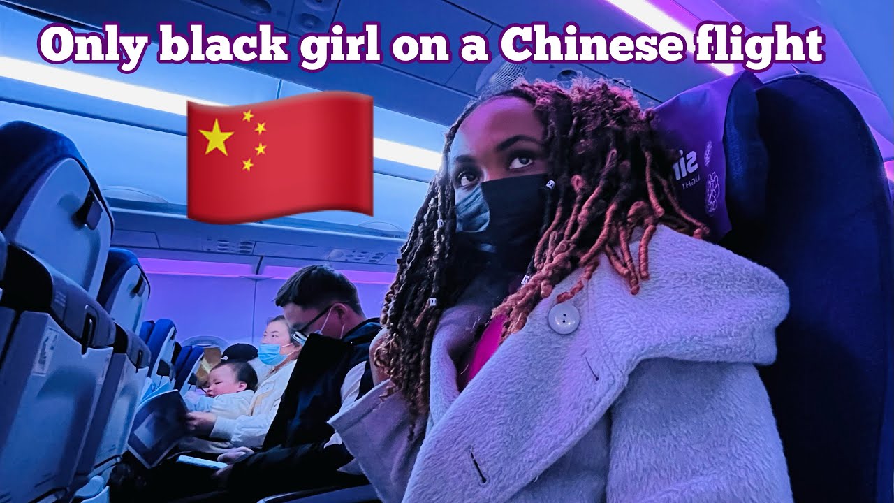 Black girl in China takes a flight and this happened!