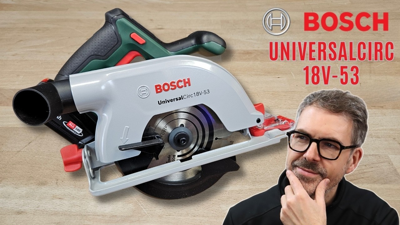 Sega circolare Bosch UniversalCirc 18V 53 : TEST / RECENSIONE