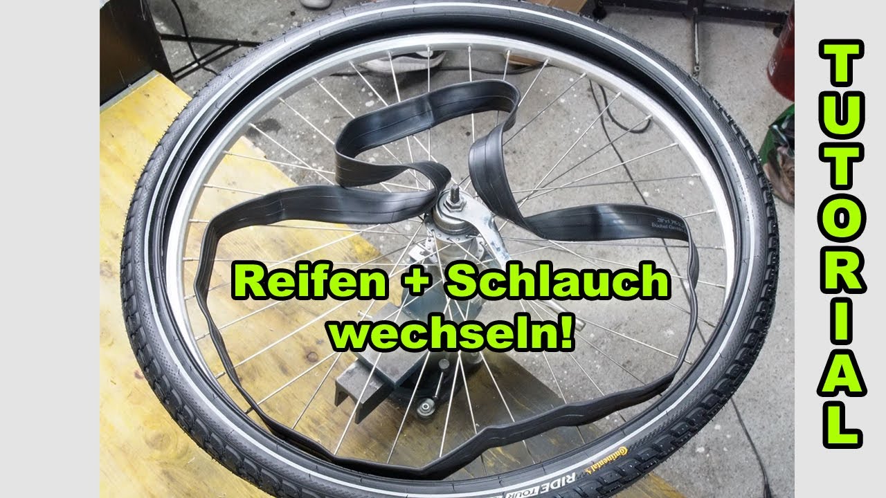 FAHRRAD REIFEN + SCHLAUCH WECHSELN! | TUTORIAL | FACTOREM