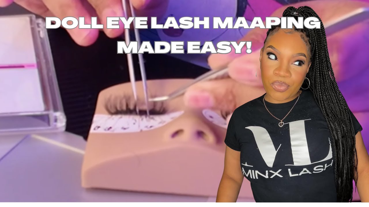 Lash Mapping For Eyelash Extensions Made Simple | Doll Eye Lash Map