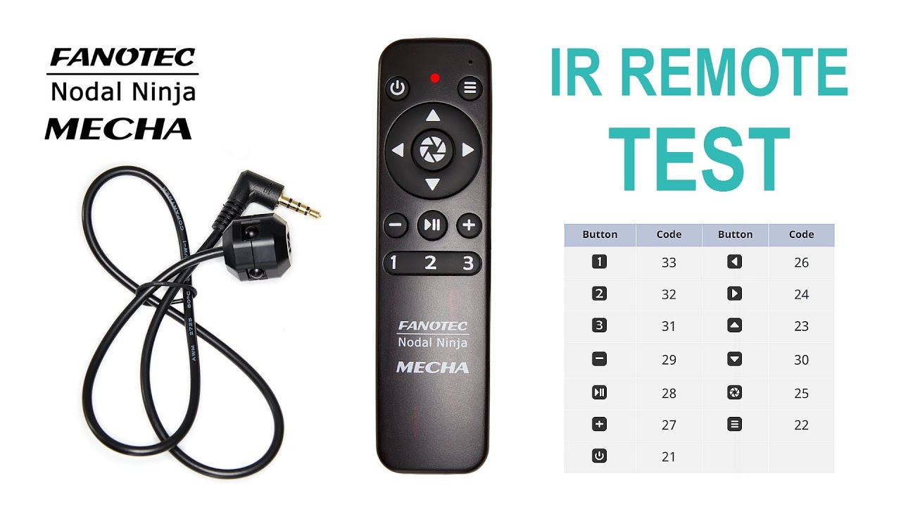 IR Remote Test &ndash; MECHA C1 and C2 Controllers