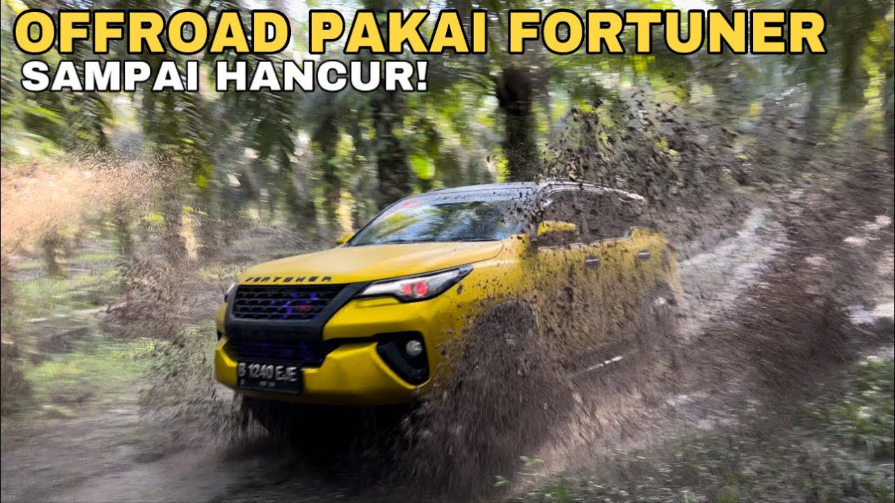 Offroad Sampai Mobil Dan Jalan Kebun Rusak!