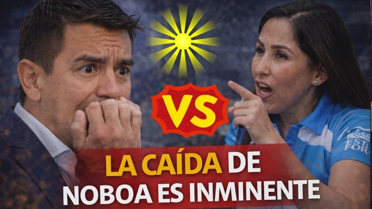 EL FIN DE DANIEL NOBOA la desesperación mandó a INVESTIGAR a LUISA GONZALEZ con FISCALÍA