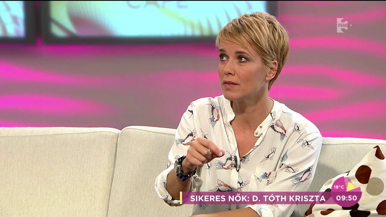 D. Tóth Kriszta: ˝Édesanyám a halálával is sokat tanított nekem˝ - tv2.hu/fem3cafe