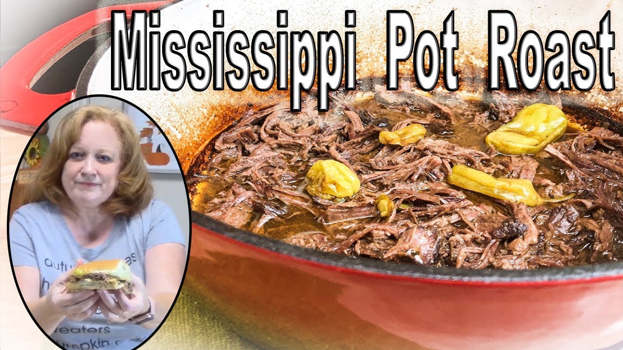 MISSISSIPPI POT ROAST IN THE OVEN RECIPE | COOK WITH ME | 6 INGREDIENTS | WHAT'S FOR DINNER