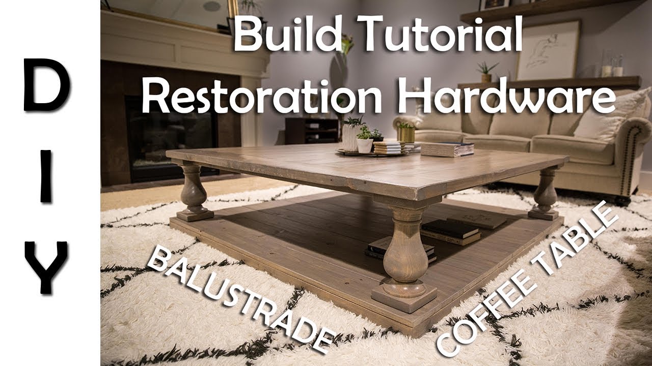DIY Balustrade Coffee Table
