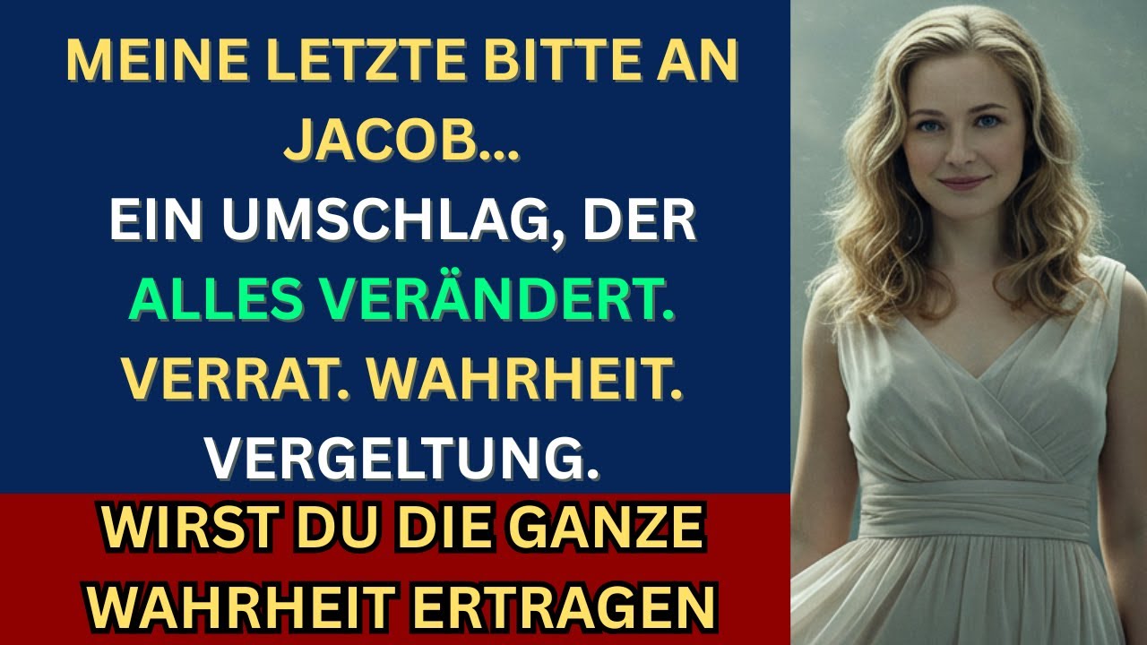 Meine letzte Bitte an Jacob: „Gib diesen Umschlag meiner Frau…