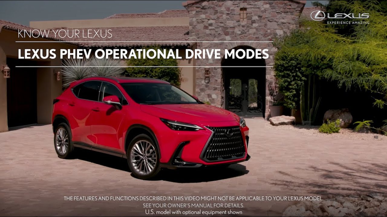 Know Your Lexus | PHEV – Operational Modes