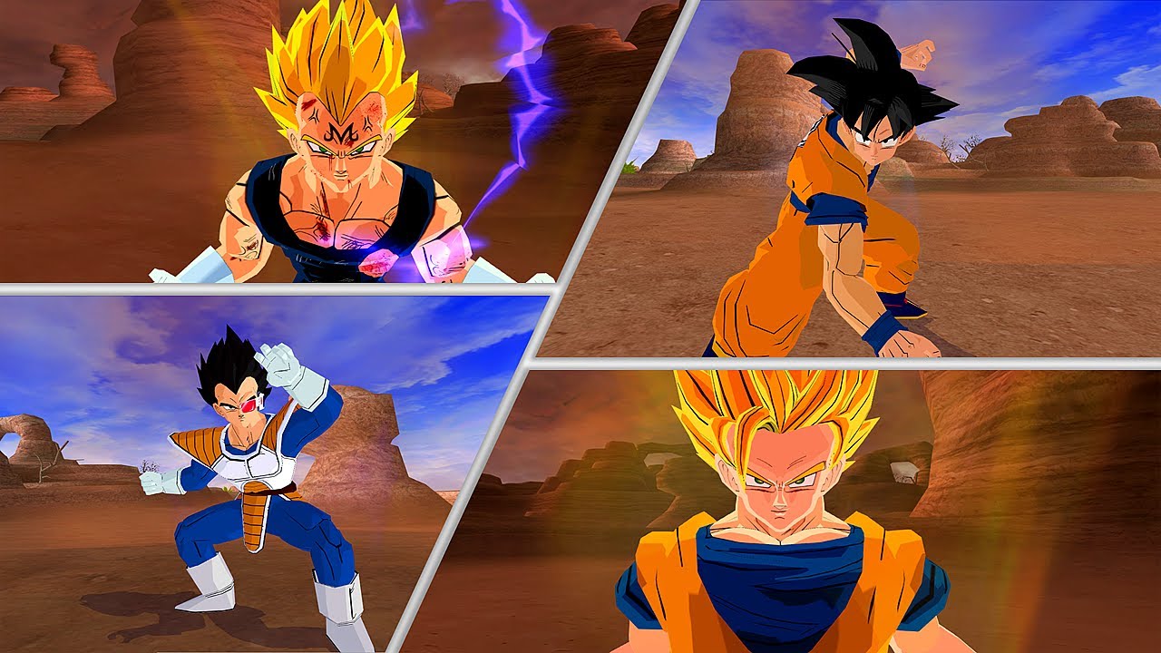Goku vs Vegeta | Texturas de Sparking! ZERO | DBZ: BT4 MOD | Extremo 