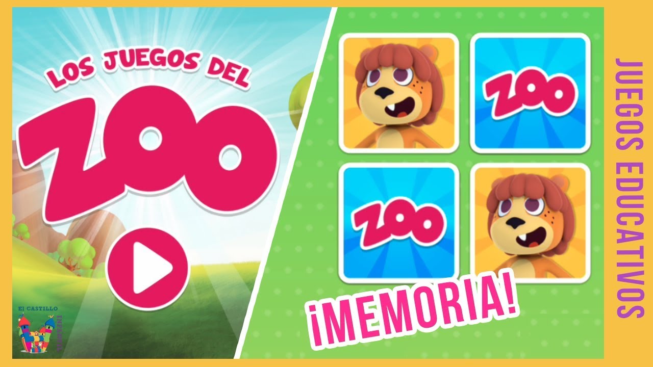 Los Juegos del Zoo - JUEGO DE MEMORIA | Juegos de Memoria Para Niños Pequeños