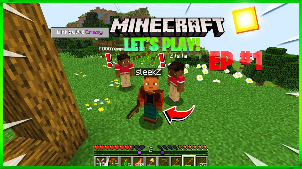 The Beginning of My Minecraft Survival Series! | Let’s Play #1 (മലയാളം) Ft.@zilven_exe 