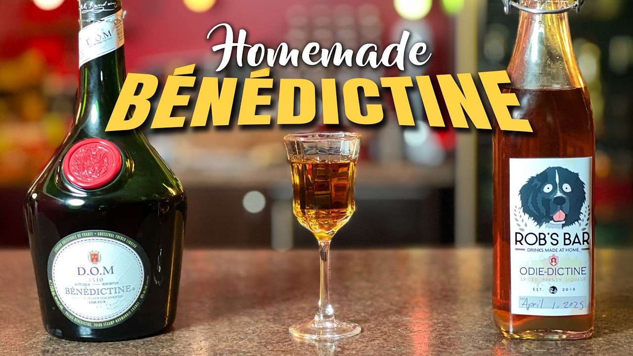 Homemade B&eacute;n&eacute;dictine 🍯🌿✨ | How to Make Brandy Herbal Liqueur at Home