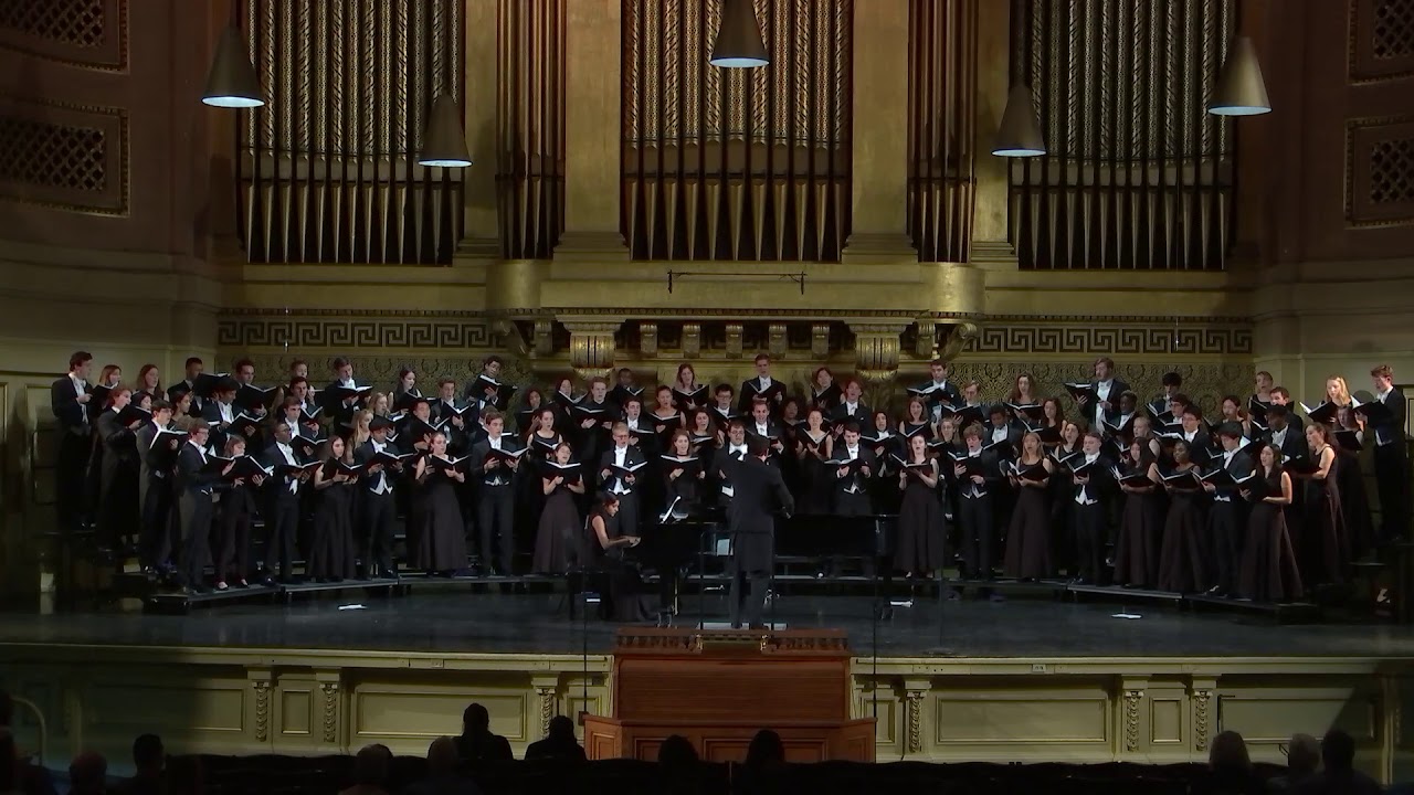YALE GLEE CLUB - To Be Free - Karen Siegel, composer 11/9/18