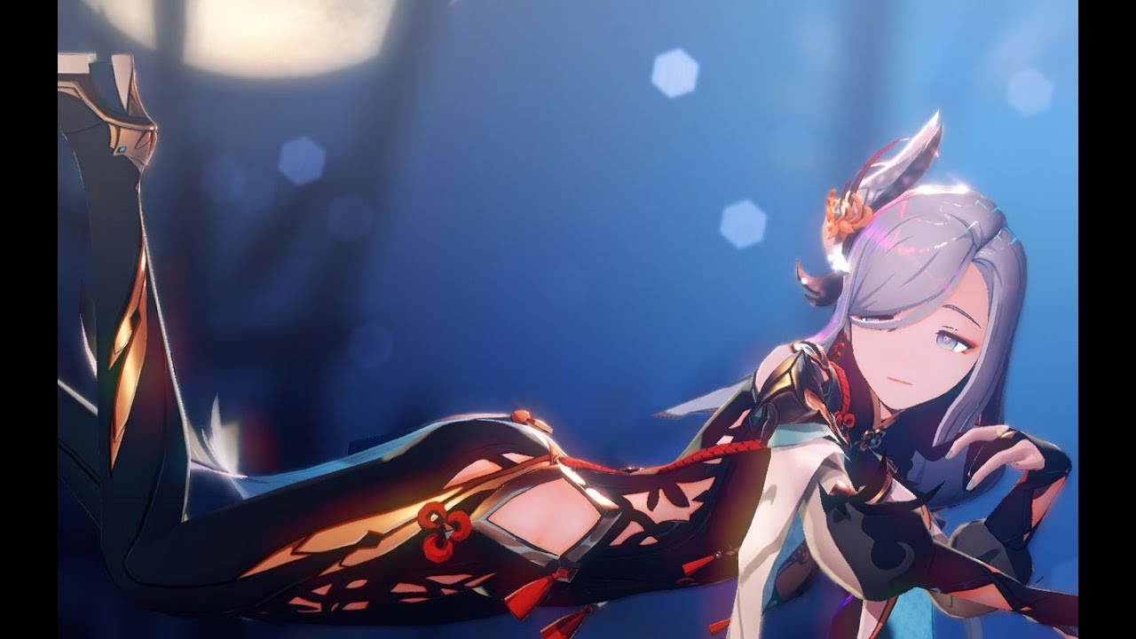 【Genshin Impact MMD／4K／60FPS】Shenhe【弹指醉】