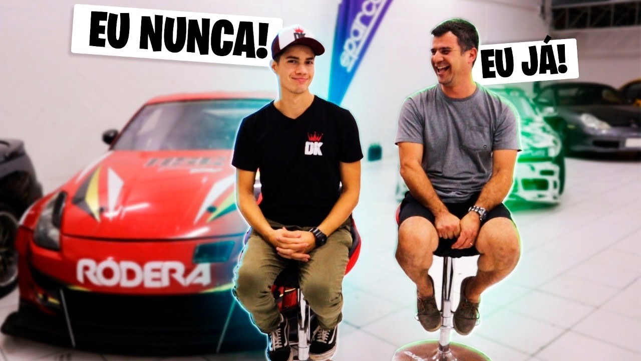 DESAFIO EU NUNCA com MEU PAI!