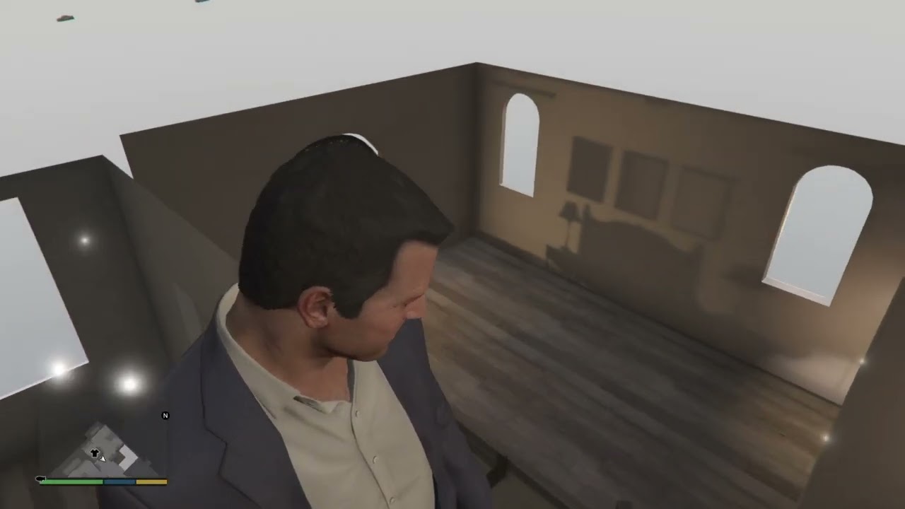 Grand Theft Auto V car in the house 🏠 