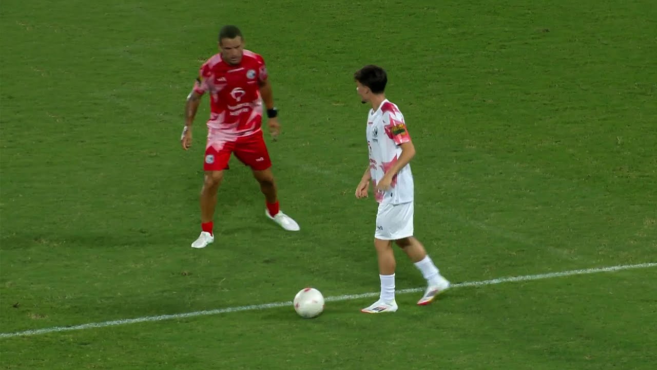 Breno Bidon BRINCANDO no Jogo das Estrelas de Zico