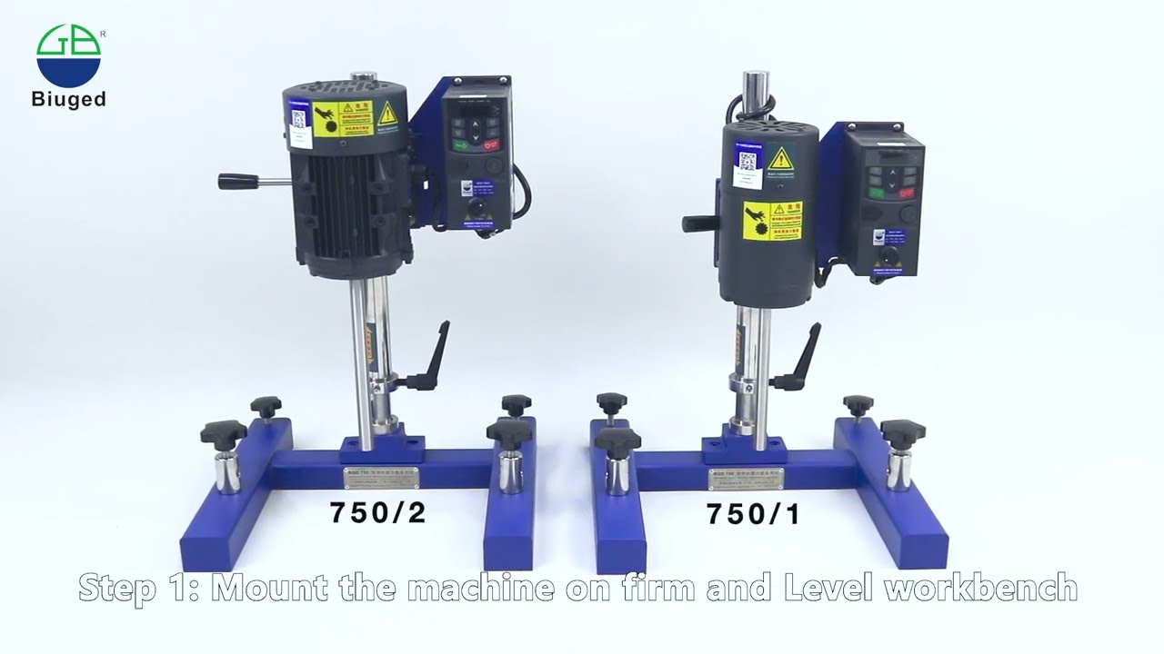 Aadarsh Technologies - BGD 750/1 & 750/2 Versatile Sand Milling Dispersing agitator Operation