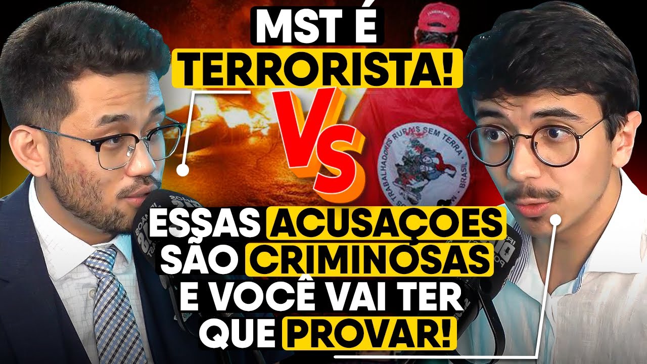 DEBATE já começa TENSO entre KIM e LEO falando sobre o MST