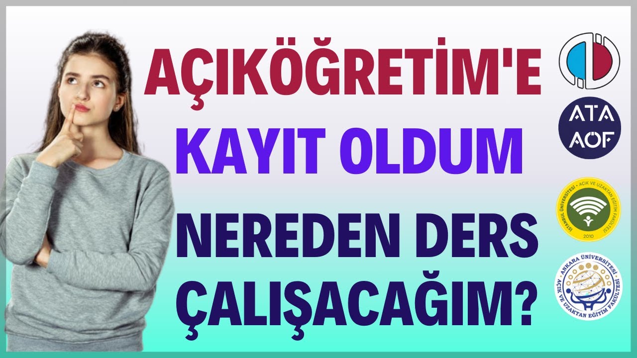 Açıköğretim'de Derslere Nereden Çalışılacak? Ders Kitabı Verilecek mi? İçeriklere Nasıl Ulaşılır?