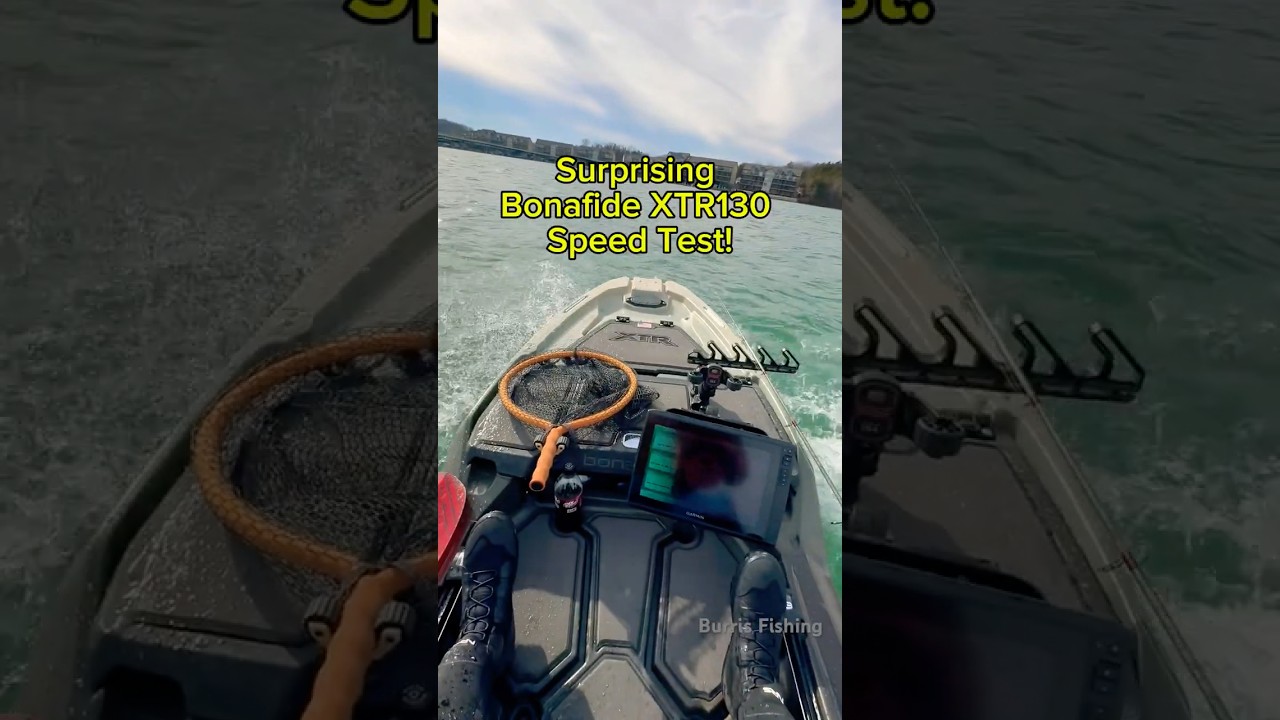 XTR130 speed test with Newport NK300. Highly impressed! #bonafidekayaks  #XTR130 #fishingkayak #fast