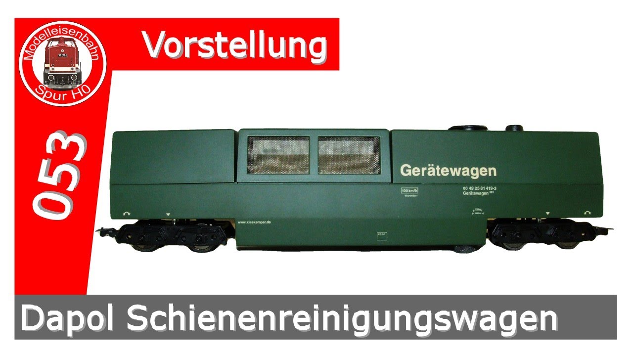 1000 Abonennten Spezial - Dapol Schienenreinigungswagen + Fragen / Hinweise / Tipps / Ausblick