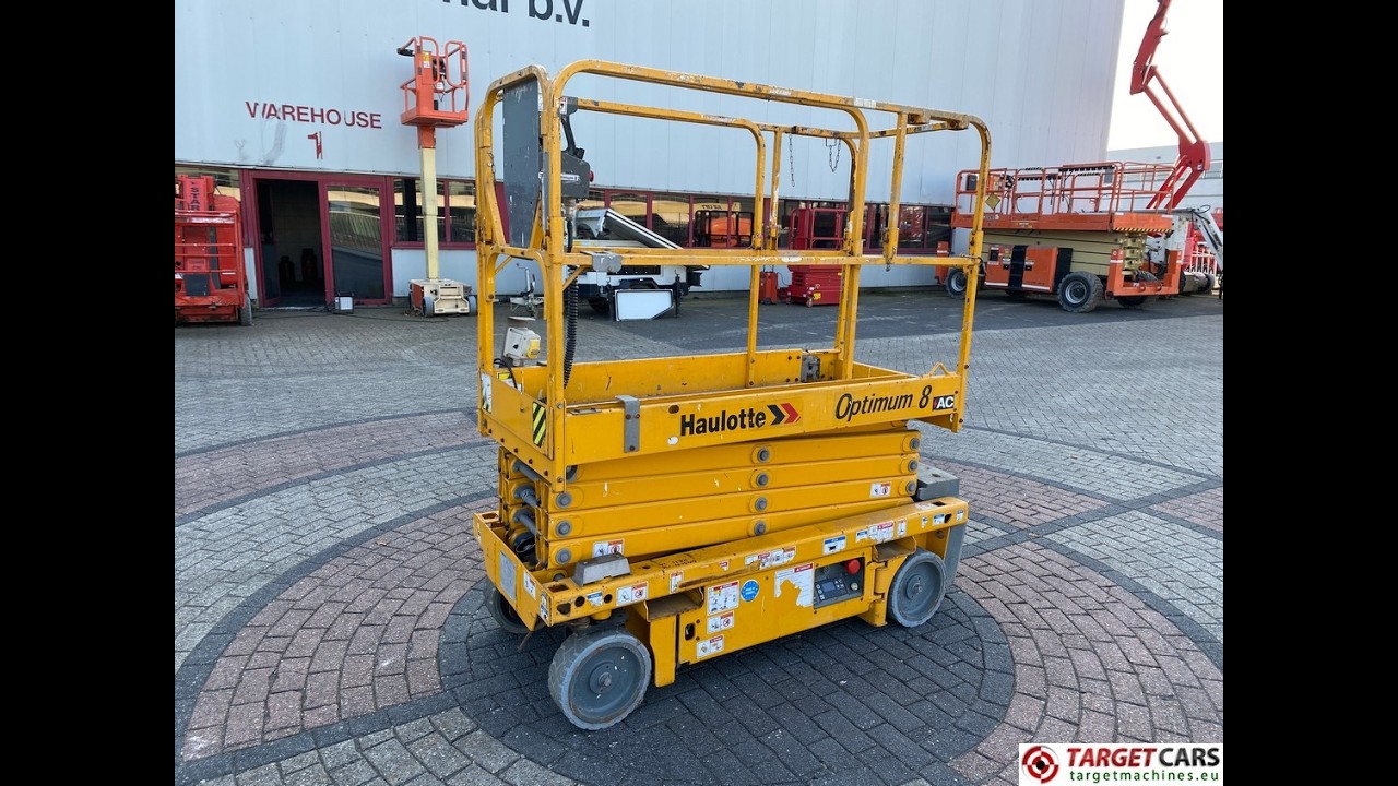 782449 HAULOTTE OPTIMUM 8 AC ELECTRIC SCISSOR WORK LIFT 777CM 2018 350HRS 2041549
