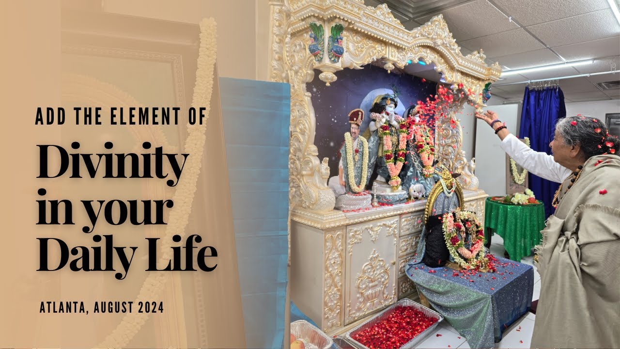 Add the Element of Divinity in your Daily Life | Atlanta | August 14 2024 |US Yatra # 19 | Ma Devaki