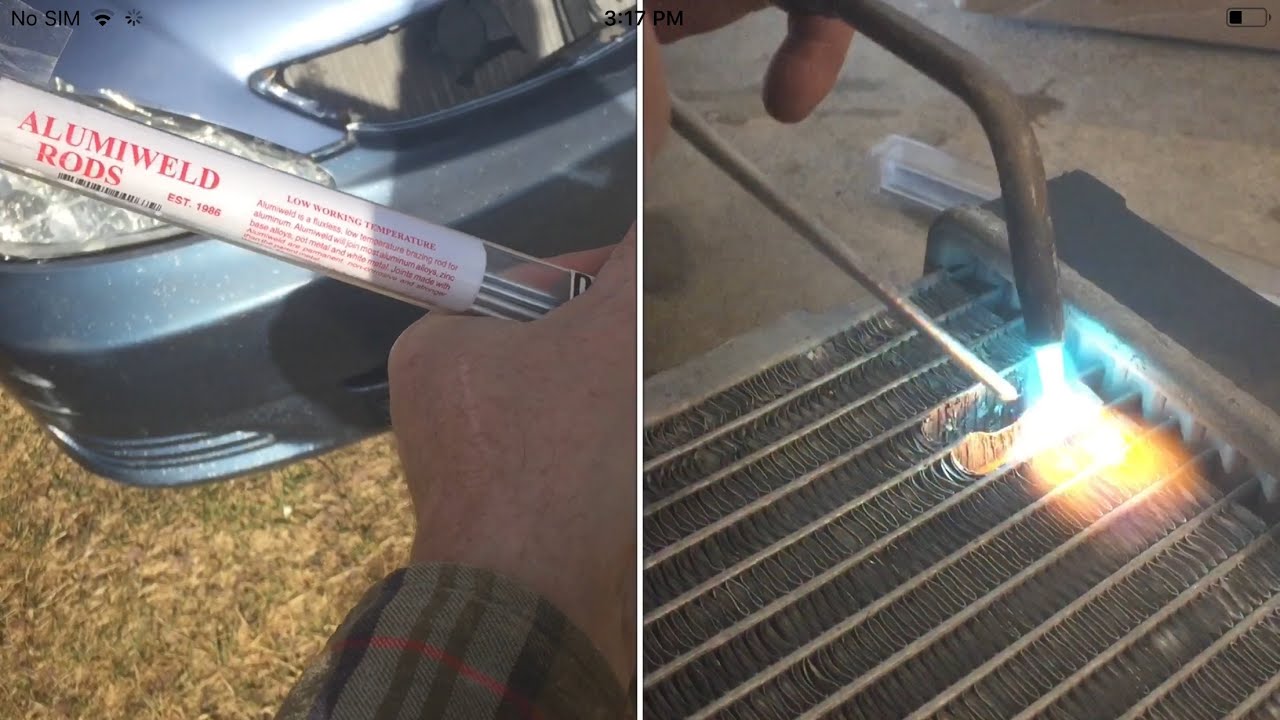 &ldquo;fixing&rdquo; ALUMINUM RADIATOR alumiweld (best possibility so far) harbor freight